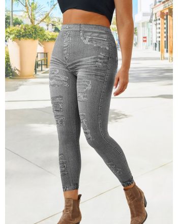 Plus Size Skinny High Stretch Leggings